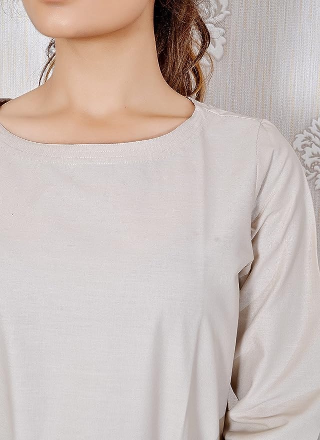 Off-White Women's Pure Cotton Full sleeve Yoga set combo