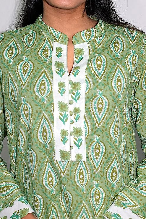 Pista Green umbrella sleeves coord set