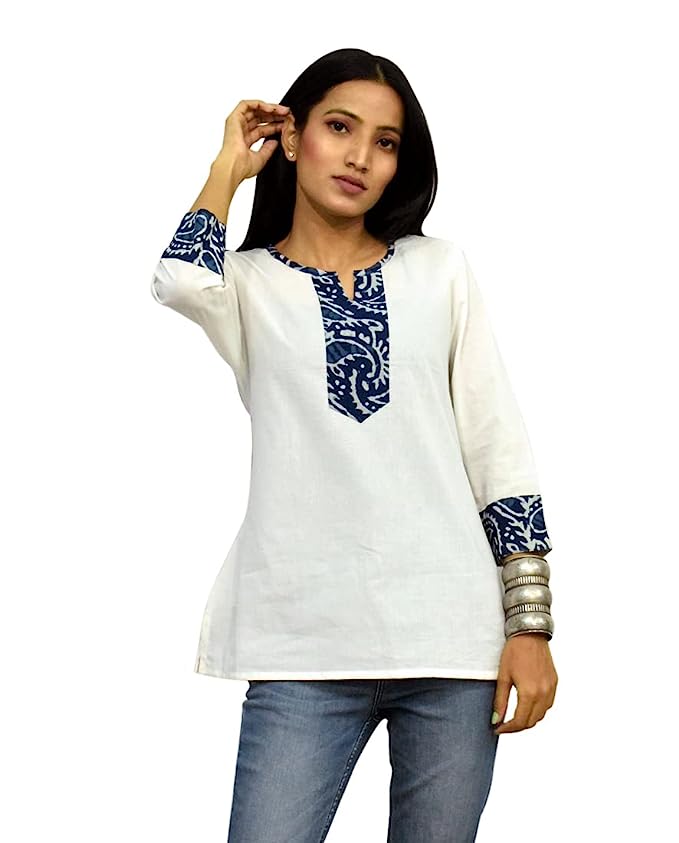 White short Kurti top