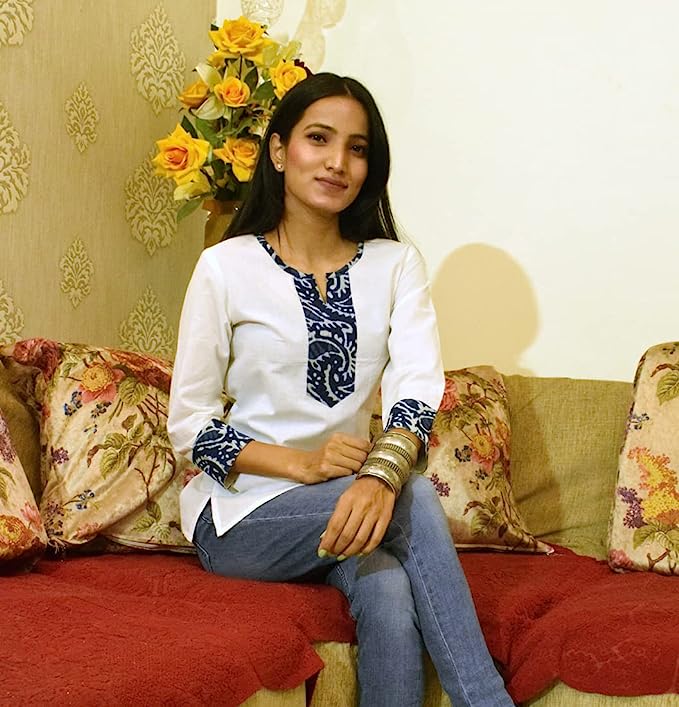 White short Kurti top