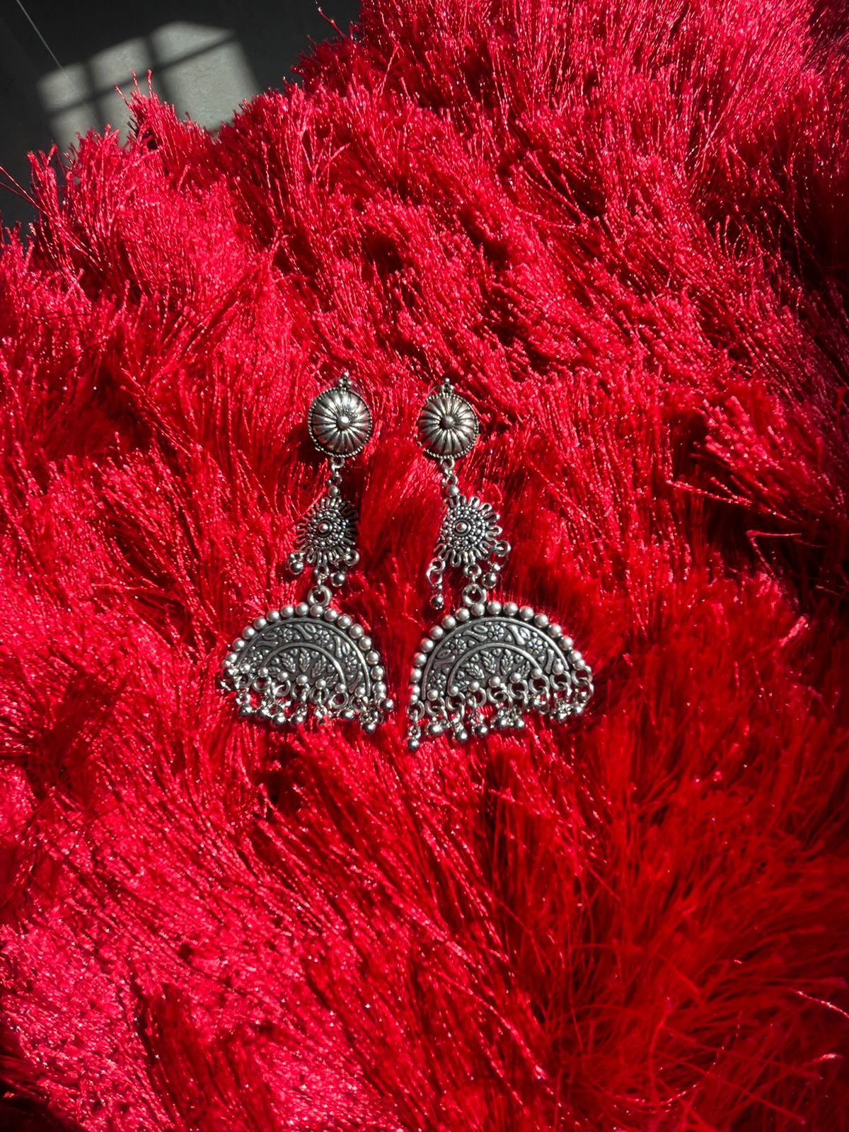 Chand oxidised earrings