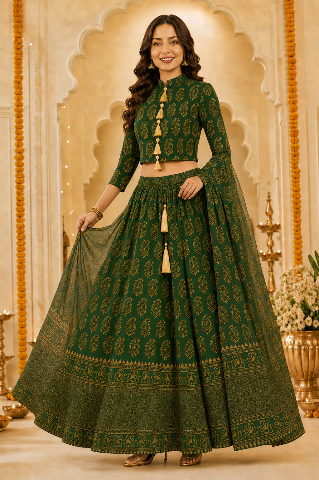 Nayra Heritage Lehenga Set
