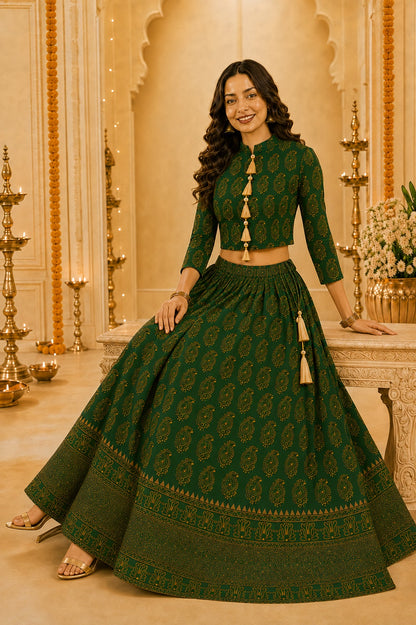 Nayra Heritage Lehenga Set