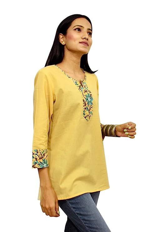 Beige short Kurti top