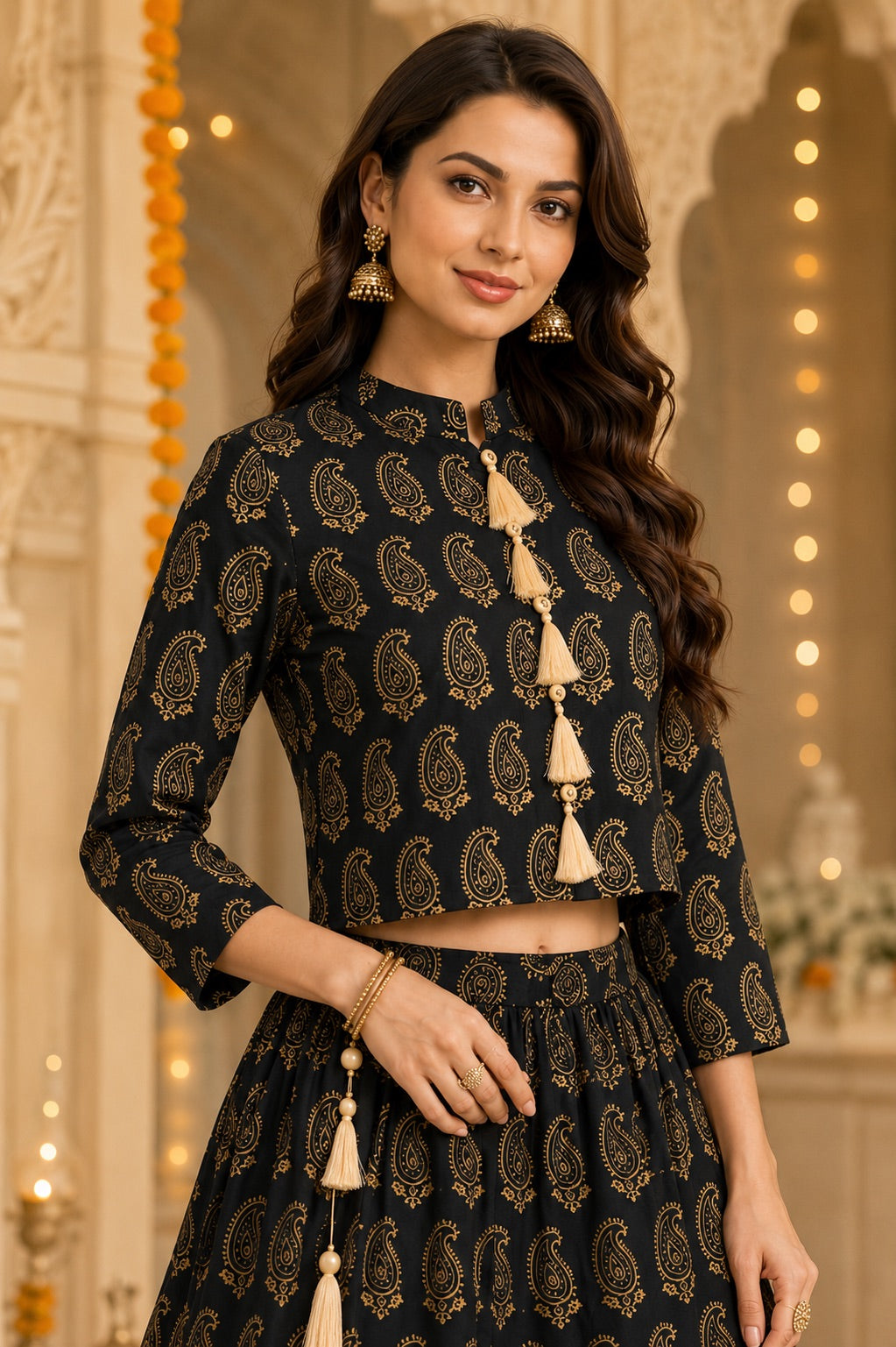 Paisley Grace Printed Lehenga Set