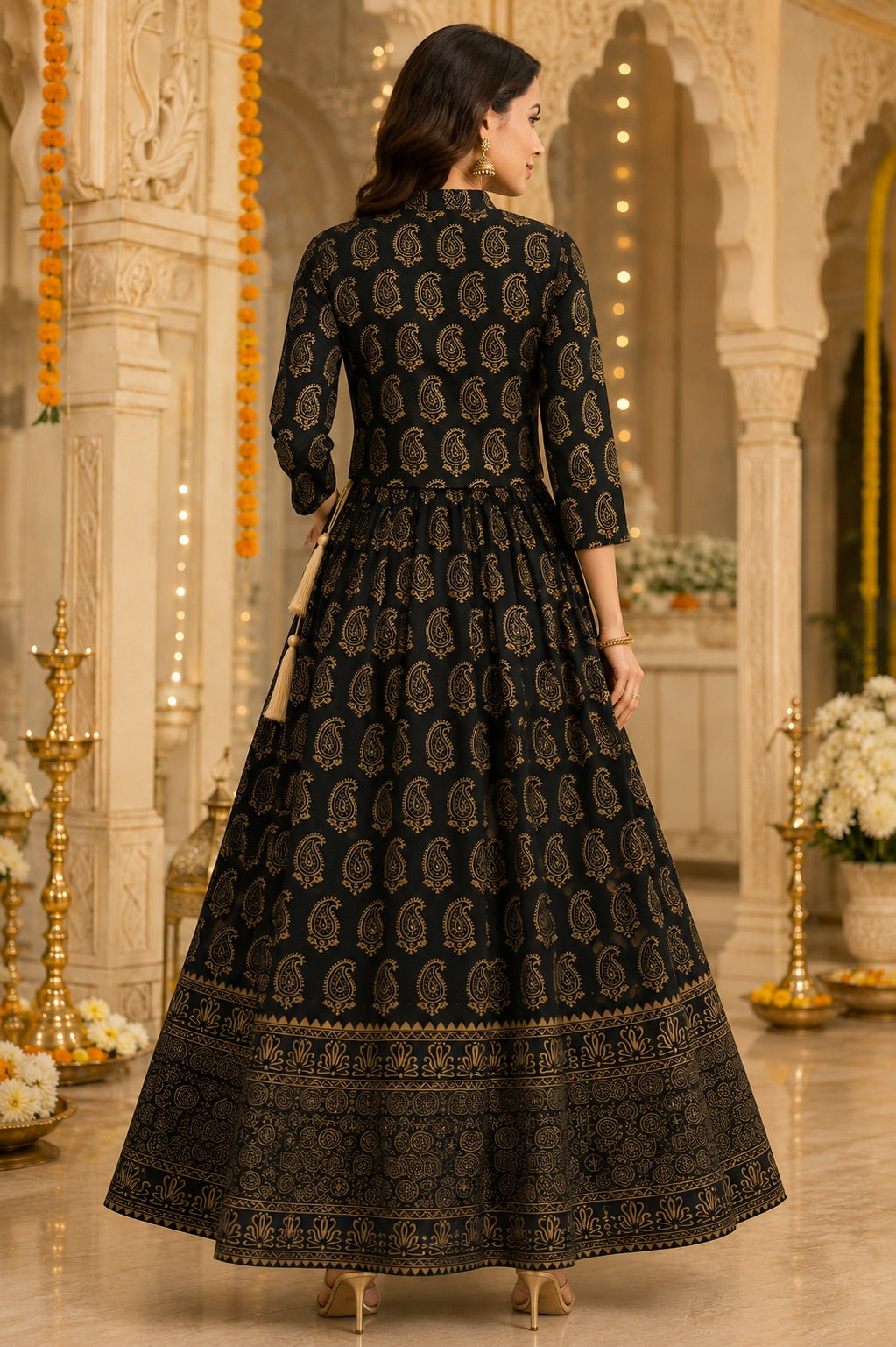 Paisley Grace Printed Lehenga Set