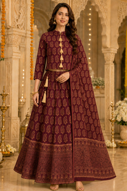 Aarna Printed Lehenga Set