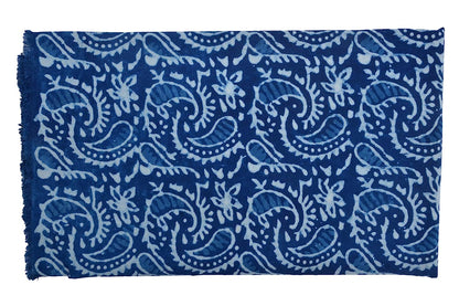 Indigo Paisley(Keri) Print Cotton Fabric