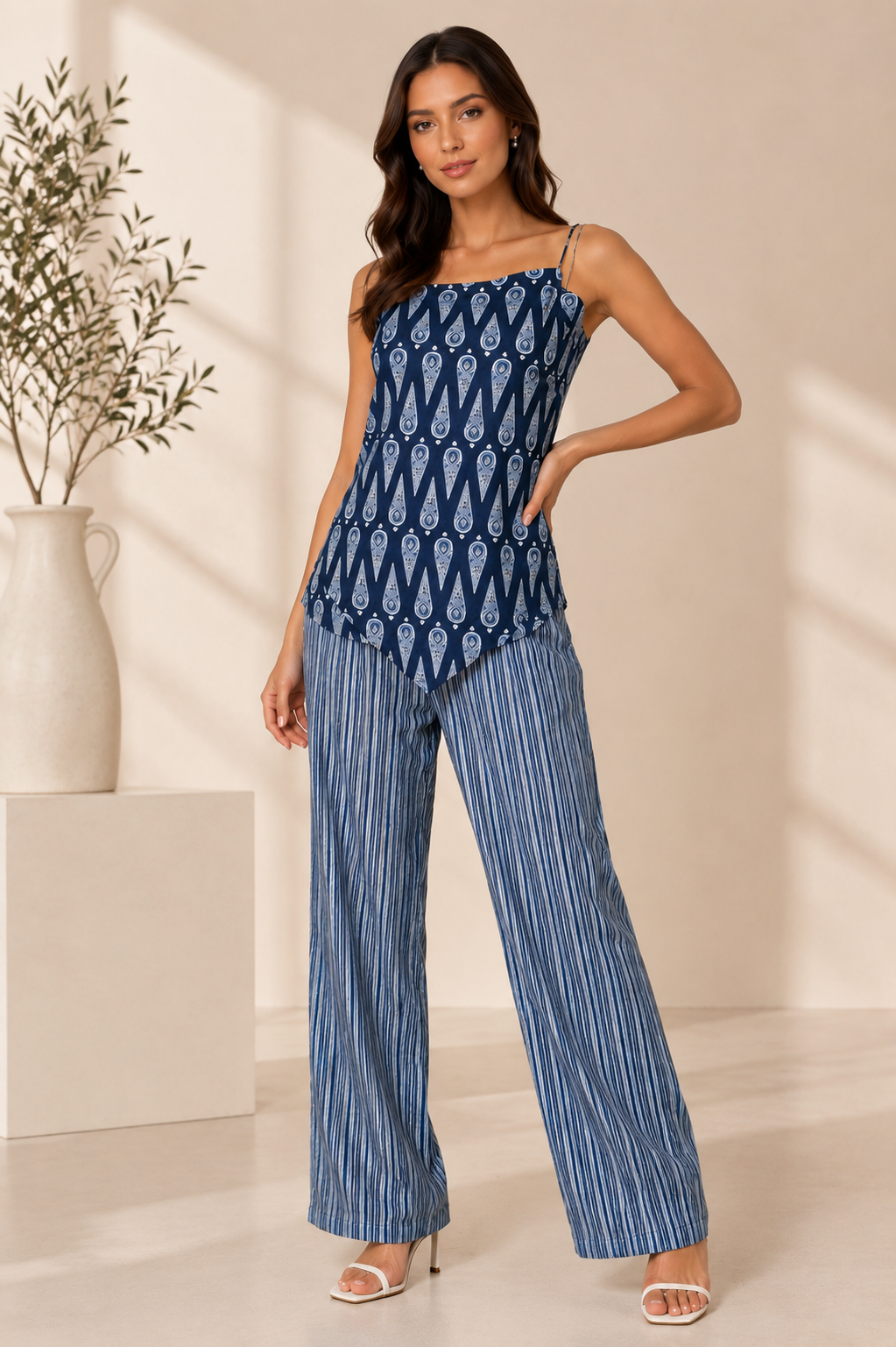Ocean Mist Cotton Co-ord Set