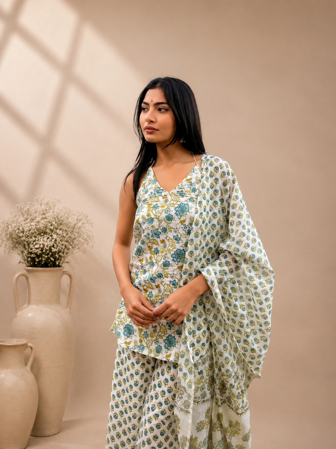 Nazaakat Cotton farshi salwar suit