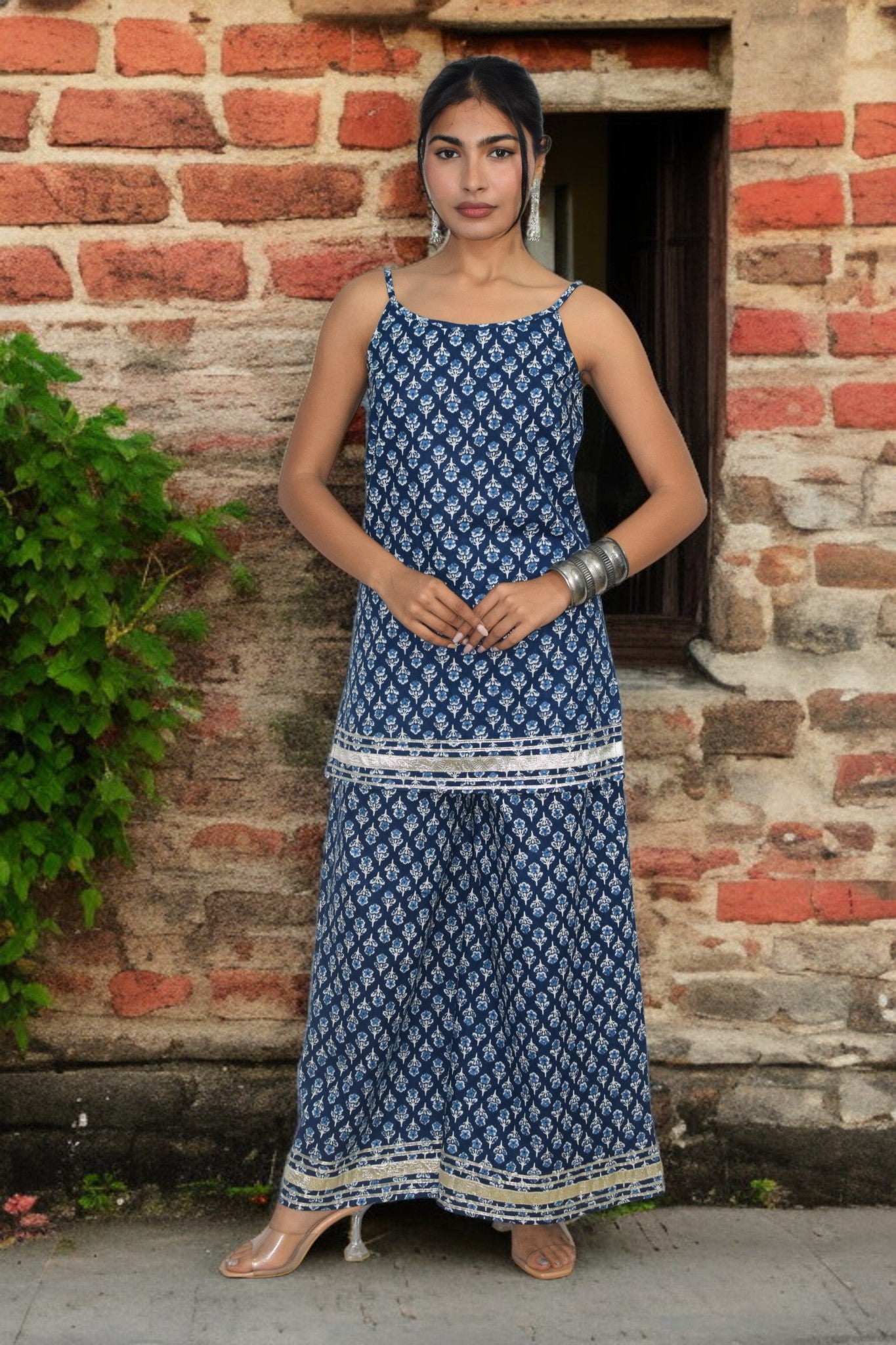 Aavya Indigo Coord Set
