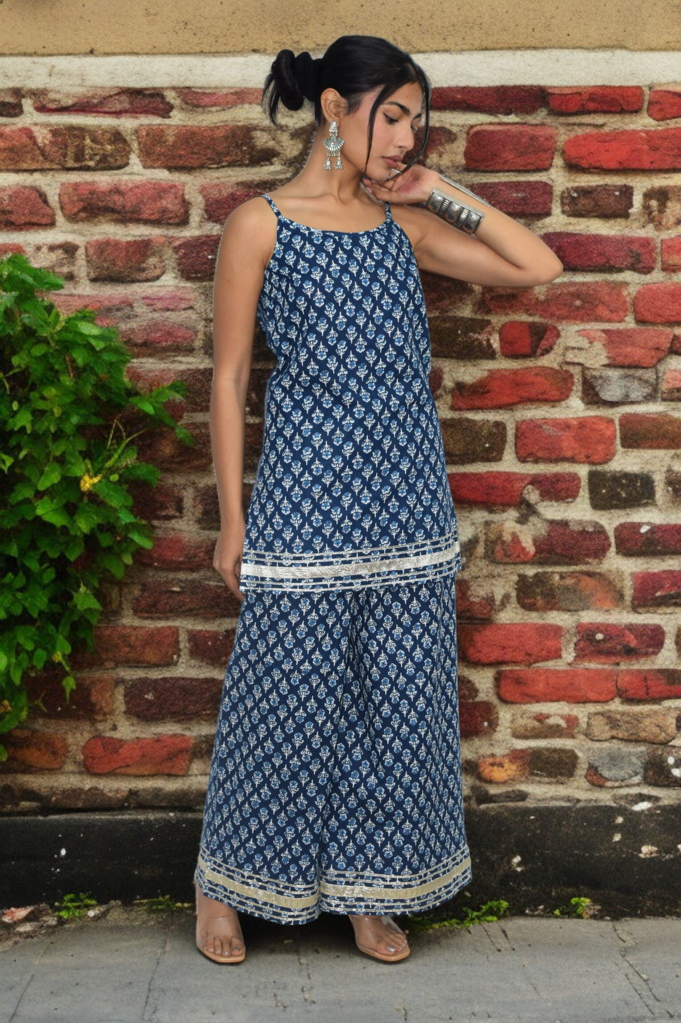 Aavya Indigo Coord Set