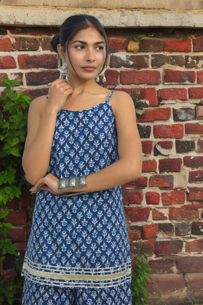 Aavya Indigo Coord Set