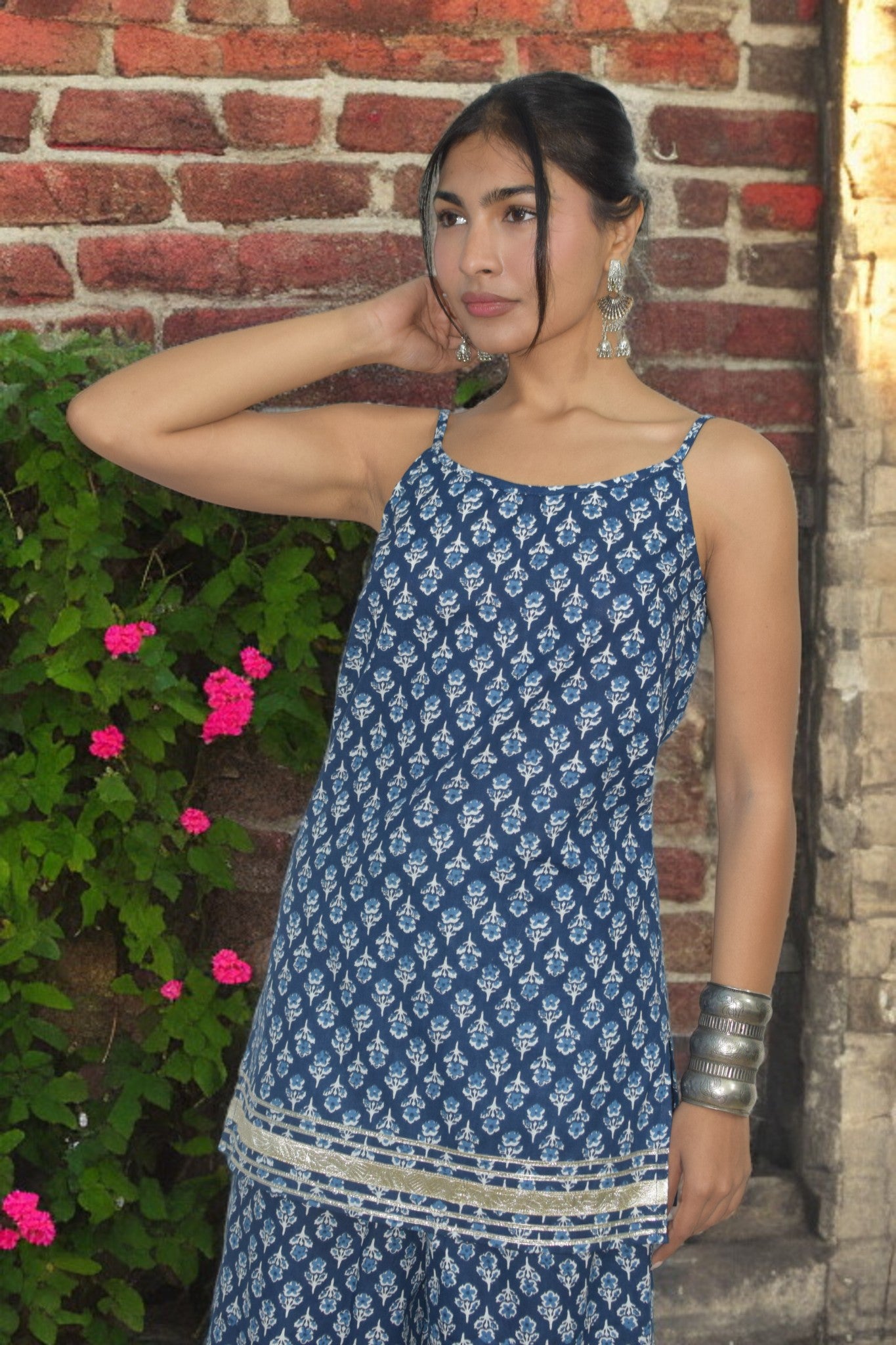 Aavya Indigo Coord Set