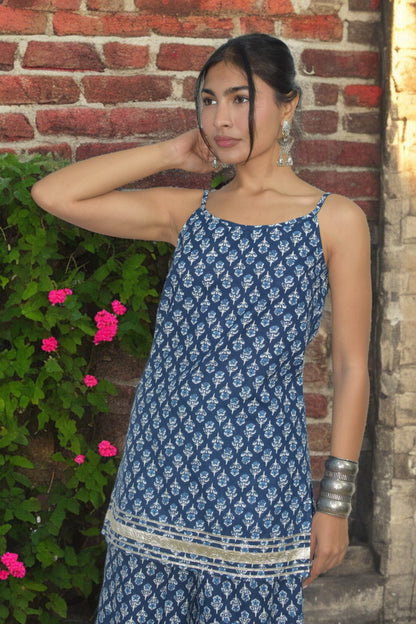 Aavya Indigo Coord Set