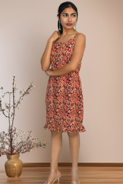 Ira Ethnic Print Summer Dress