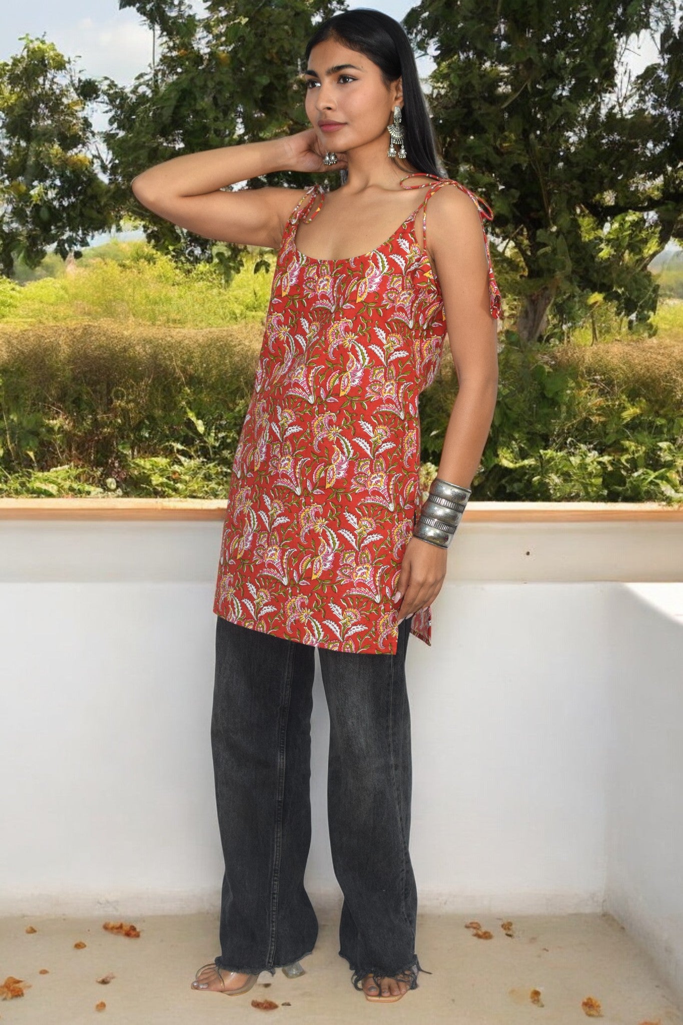 Ruhani Tie-Strap Tunic