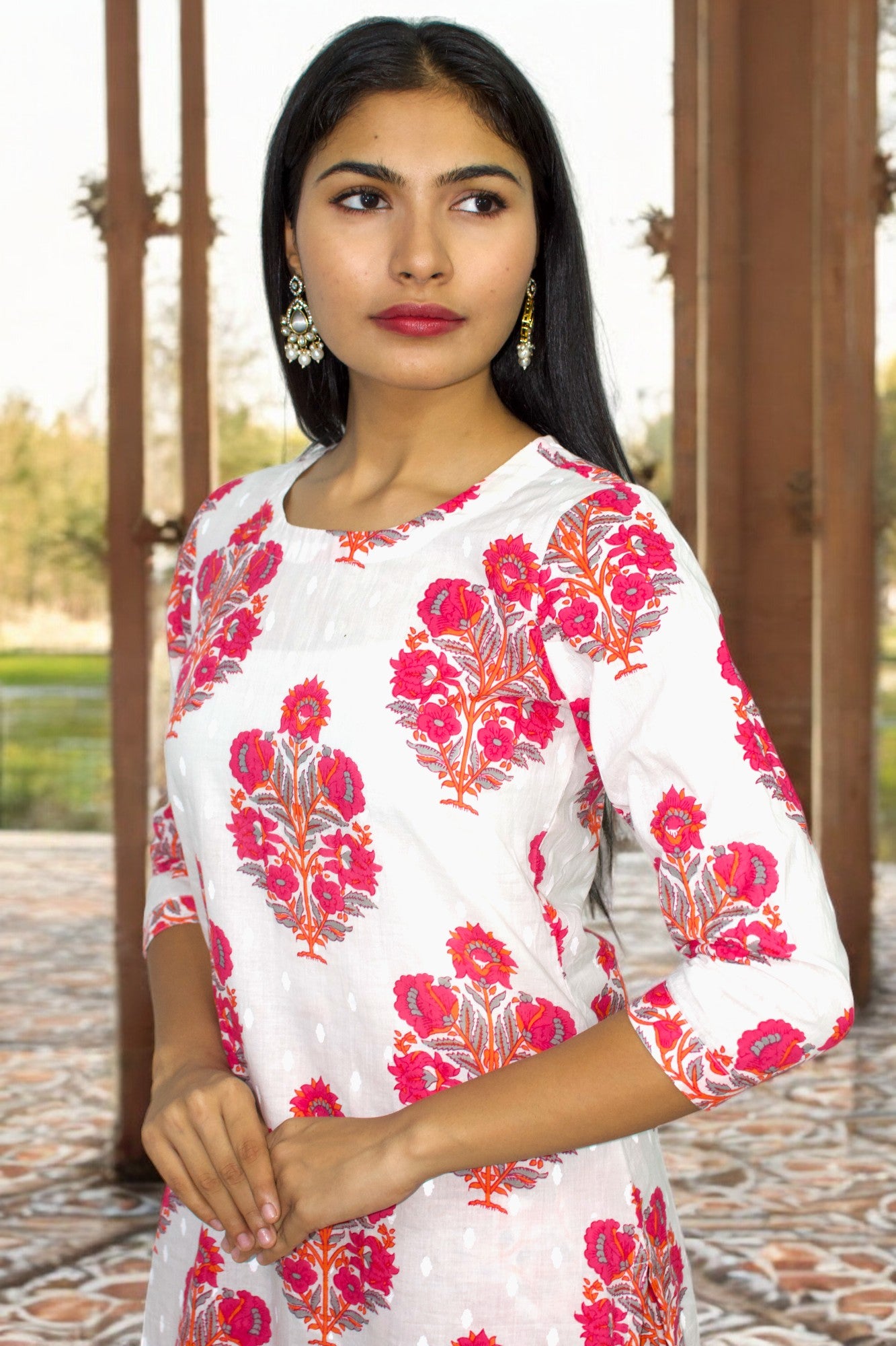 Gulabi Nazakat Cotton Suit Set