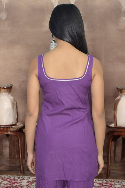 Jamuni Sleeveless Sharara Set