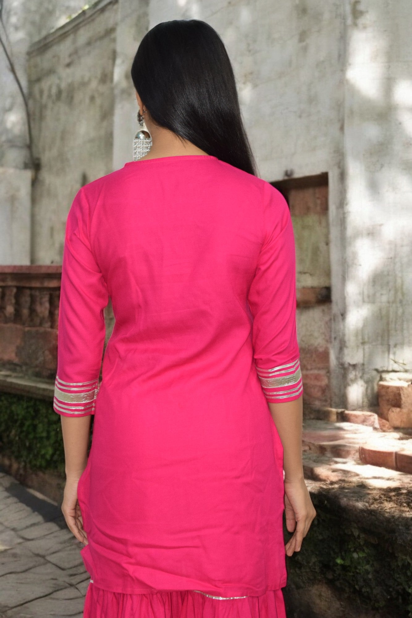 Pink Radiance Sharara Set