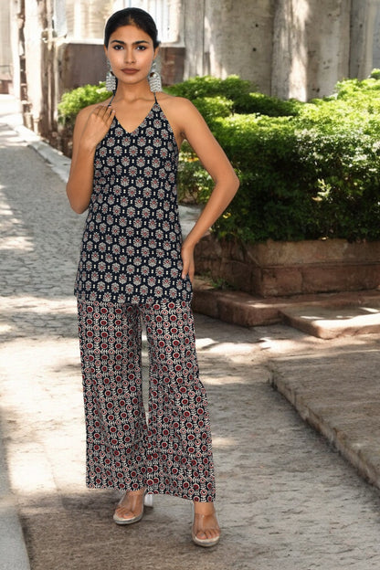 Meher halter neck Co-ord Set