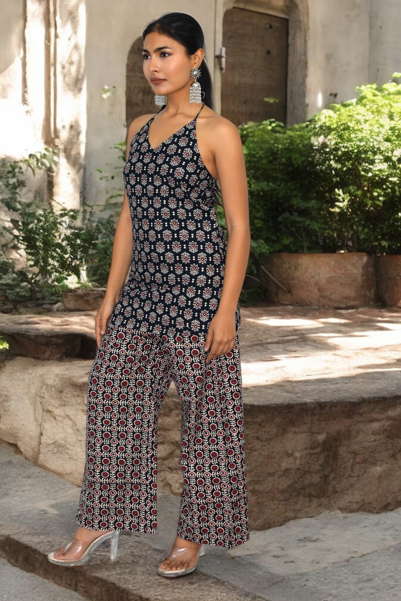 Meher halter neck Co-ord Set