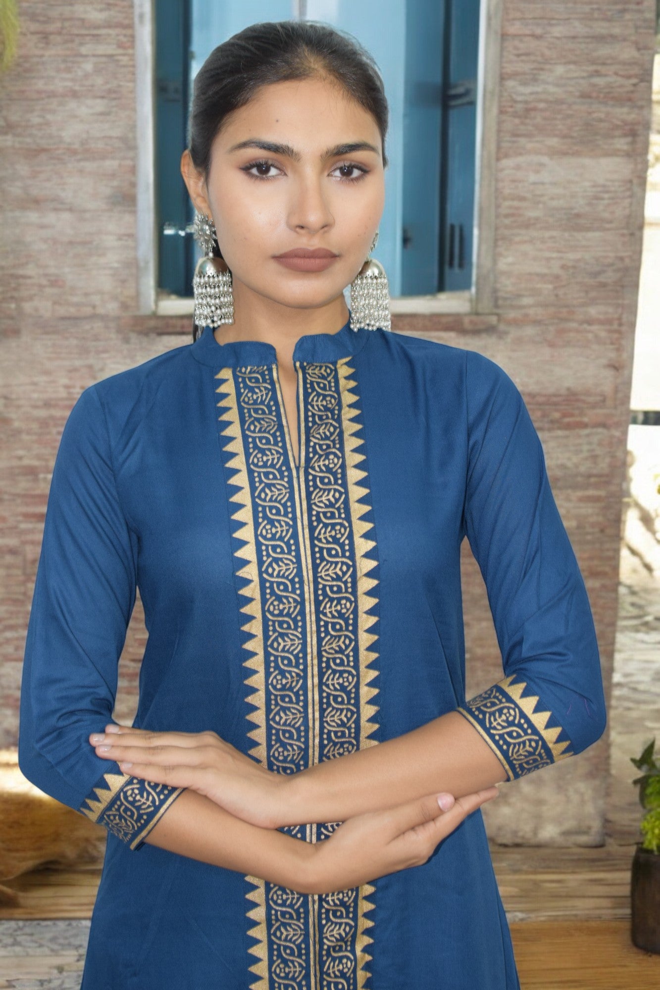 Blue Chic cotton Kurta Set