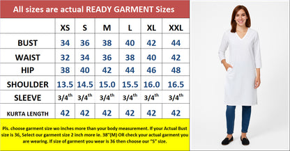 Anaya Pure cotton White Kurta