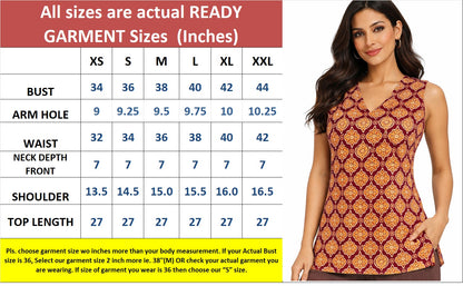 Ocean Pop Purple Fish Print Sleeveless Cotton Top for Women