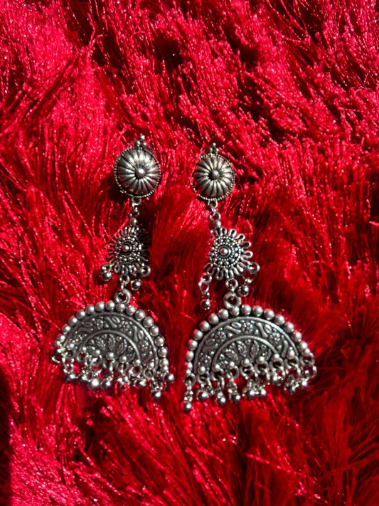 Chand oxidised earrings