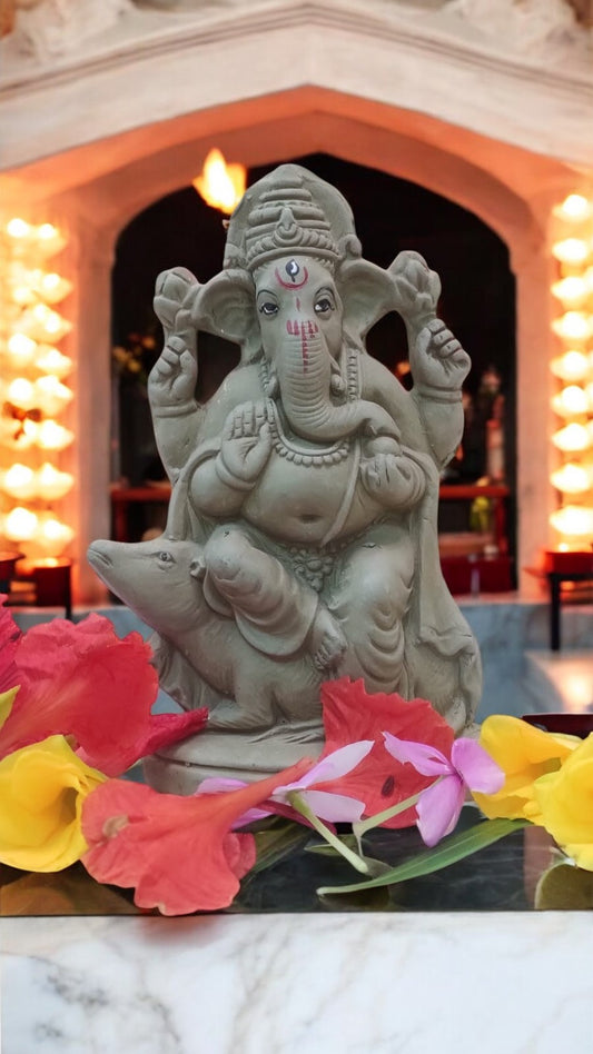 Prakritik Ganesh Murti – Eco-Friendly Clay Idol for Ganesh Chaturthi