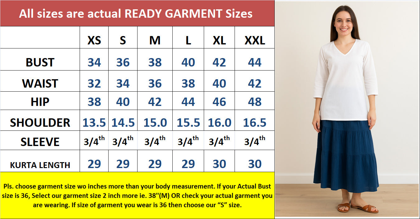 Pure Cotton Short Kurti for holi