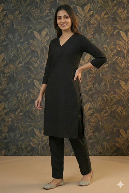 Noir Veda office wear kurti set