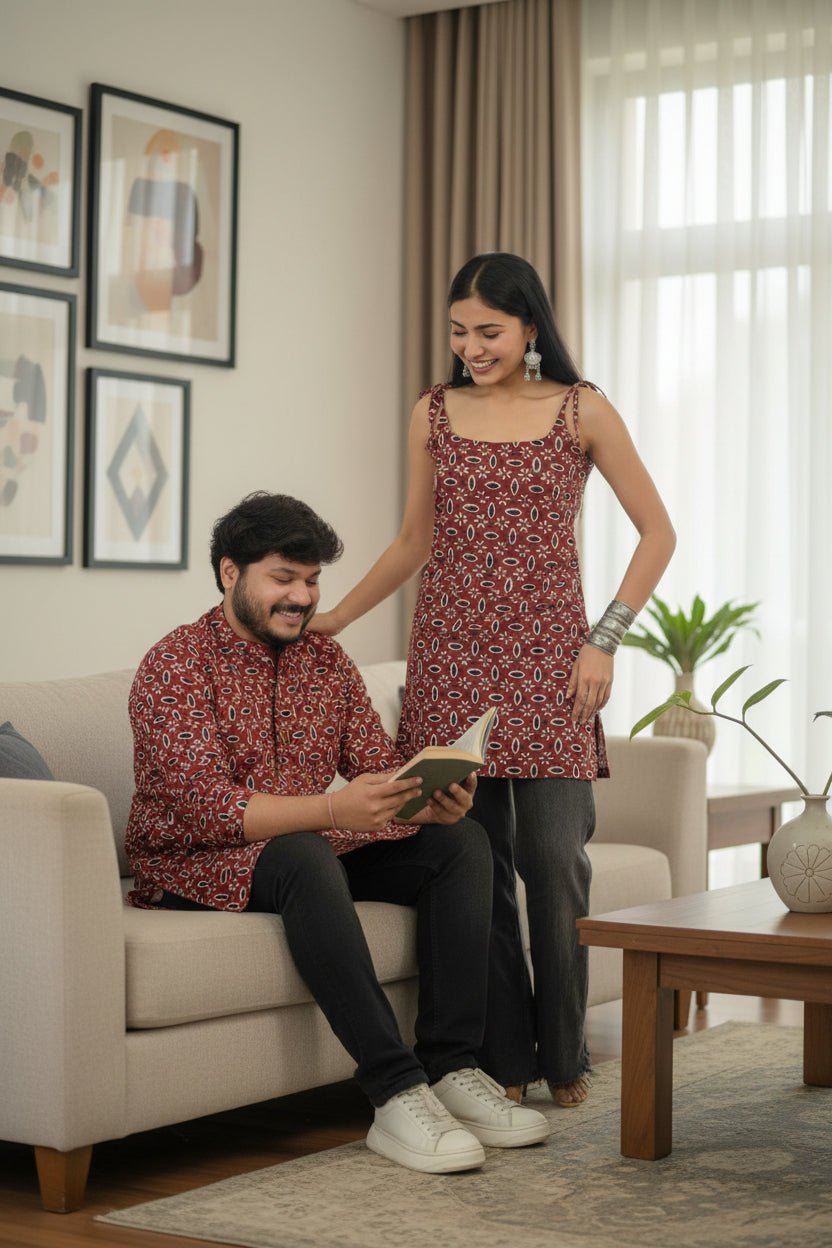 The Jaipuri Couple Set