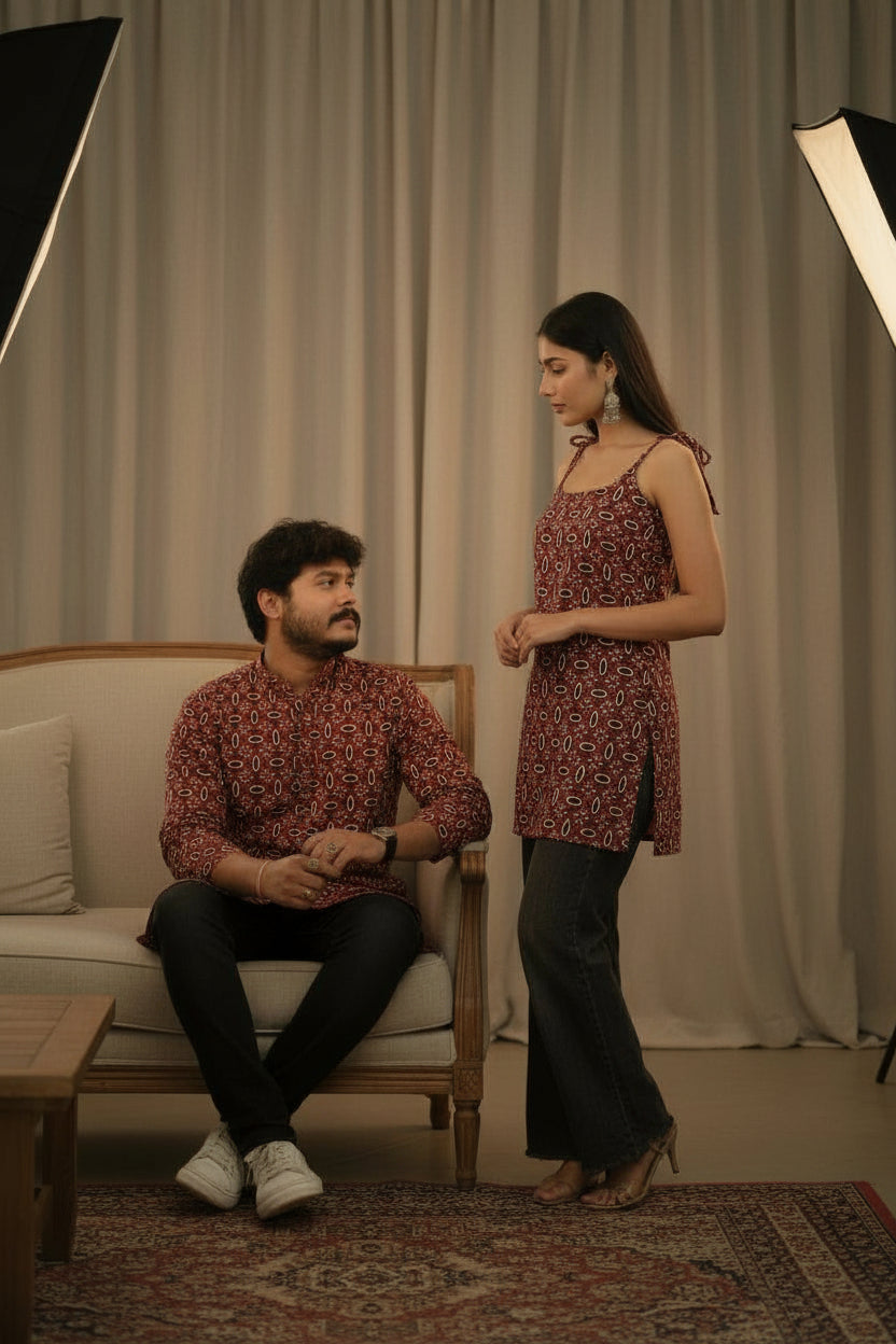 The Jaipuri Couple Set