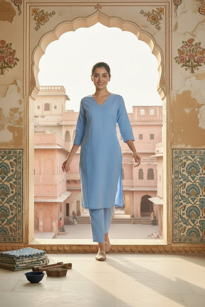Neel Aakash office wear kurti set