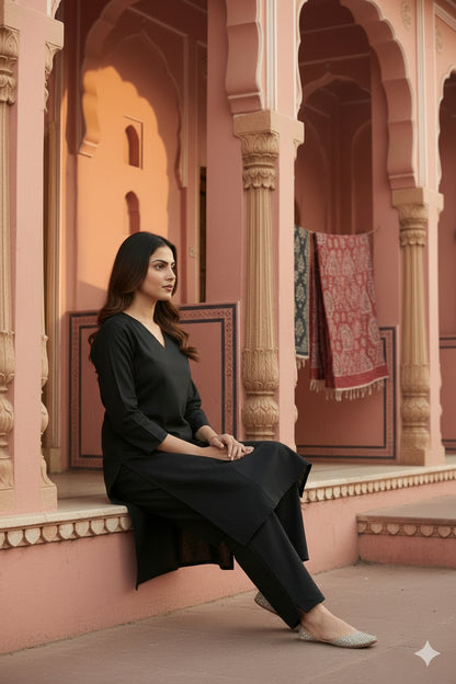 Noir Veda office wear kurti set