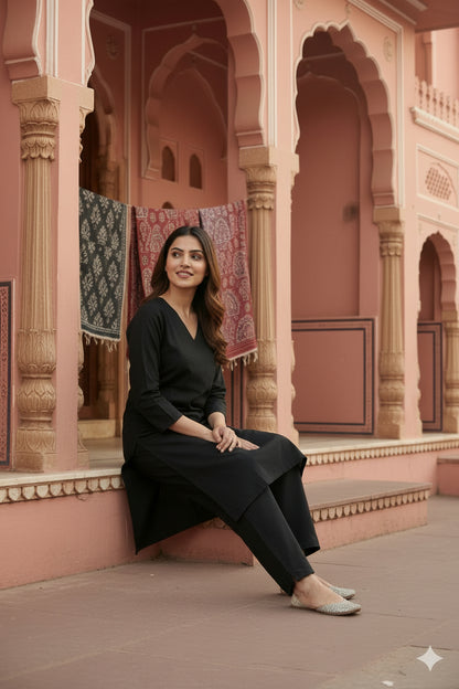 Noir Veda office wear kurti set