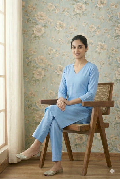 Neel Aakash office wear kurti set