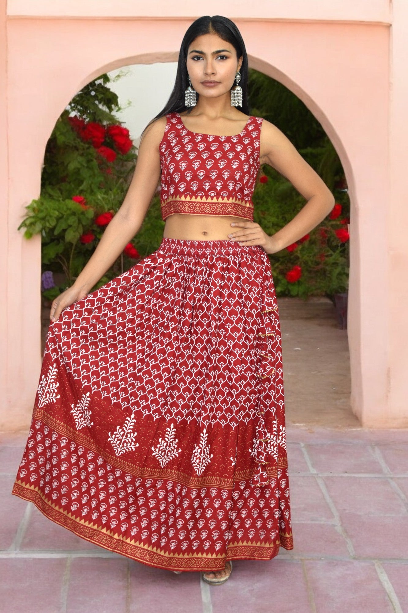 Gulnaar Shringar Sleeveless Lehenga Set