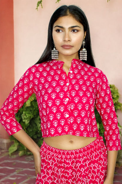 Gulabi Nazakat Lehenga Set