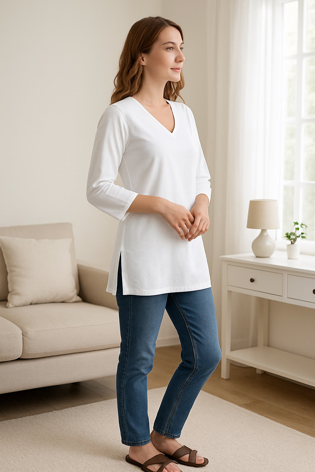 Pure Cotton Short Kurti for holi