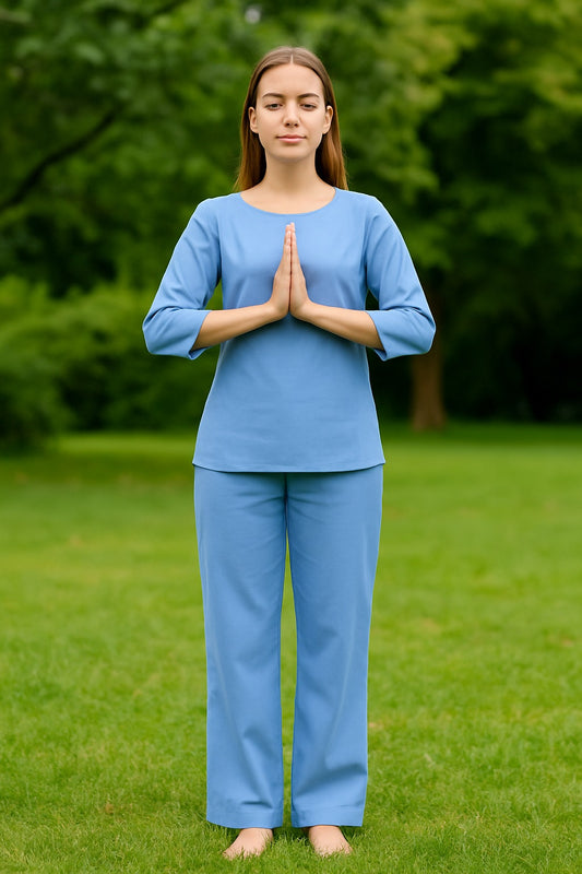 Pure cotton Aqua Yoga Set