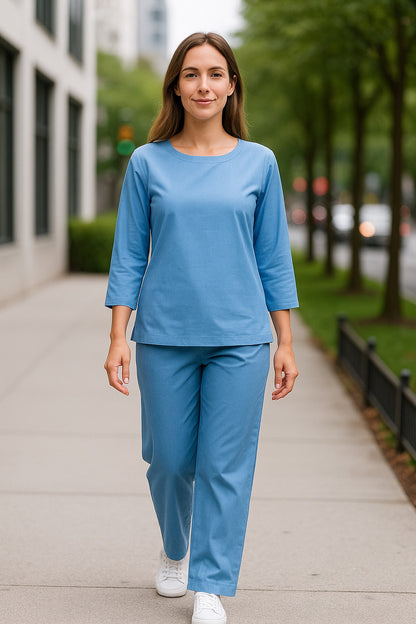 Pure cotton Aqua Yoga Set