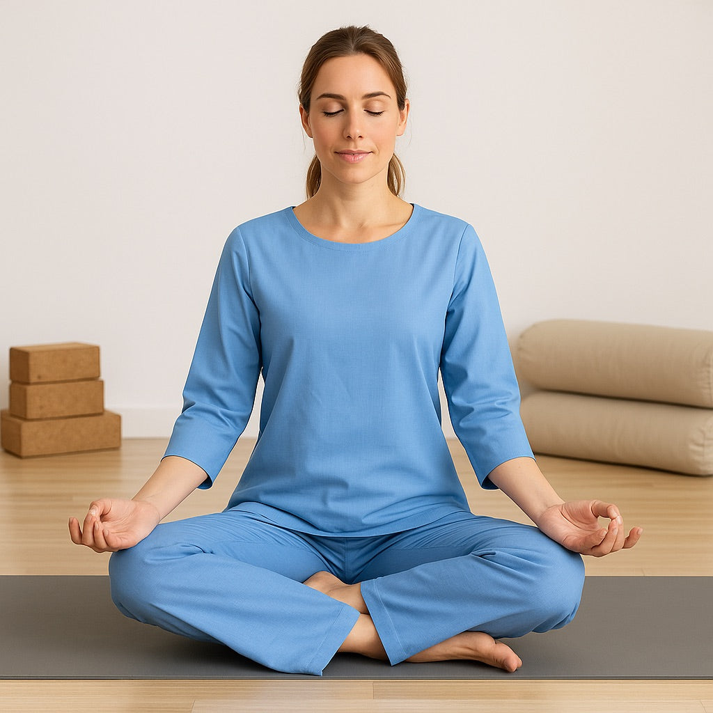 Pure cotton Aqua Yoga Set