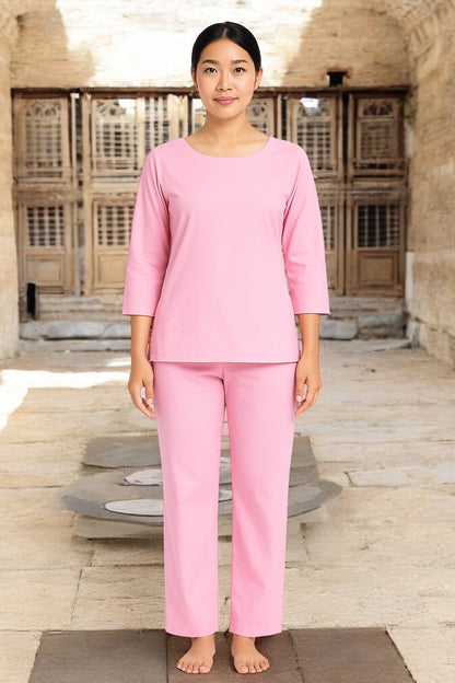 Pure cotton Pink Yoga Set